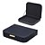 CAIXA DECORATIVA EM MDF E PU PRETO E DOURADO 33CM - Imagem 1