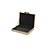 CAIXA DECORATIVA MDF E TECIDO BEGE E FIVELA DOURADA 33CM - Imagem 2