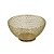 CENTRO DE MESA DECORATIVO EM METAL DOURADO 25,5CM - Imagem 1