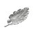 CENTRO DE MESA FOLHA DECORATIVA AÇO INOX 56,5CM - Imagem 1