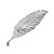 CENTRO DE MESA FOLHA DECORATIVA AÇO INOX 49CM - Imagem 1
