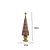 ESCULTURA ARVORE NATALINA DECORATIVA EM RESINA LUXURY 45CM - Imagem 2
