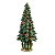 ESCULTURA ARVORE NATALINA DECORATIVA EM RESINA LUXURY 43CM - Imagem 1