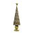 ESCULTURA ARVORE NATALINA DECORATIVA EM RESINA LUXURY 45CM - Imagem 1