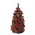 MINI ARVORE DECORADA PINHAS E CEREJAS 55CM - Imagem 1