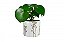 VASO DECORATIVO CILLA BRANCO FLORAL - Imagem 3