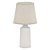 ABAJUR BIVOLT E27 CERAMICA E CUPULA EM LINHO 31CM - Imagem 3