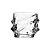 CJ DE COPOS DE WHISKY DE VIDRO TRANSPARENTE 6PCS - 320ml - Imagem 2