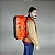 Mochila Duffle Bag 50L Laranja para Viagens Camping Nautika - Imagem 6