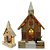 VILA NATALINA CASA DECORATIVA RUSTICA C/LED 35X5cm FLORARTE - Imagem 2