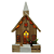 VILA NATALINA CASA DECORATIVA RUSTICA C/LED 35X5cm FLORARTE - Imagem 1