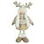 BONECA NATALINA MENINA EM PE BEGE MARROM)34cm - Imagem 1