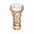 VASO DE VIDRO DIAMOND AMBAR METALIZADO 20CM LYOR - Imagem 1