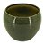 VASO LORANCE VERDE MUSGO ESTILO VIETNAMITA 15X19CM - Imagem 1