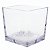 VASO CUBO VIDRO POLONES INCOLOR 6X6CM - Imagem 3