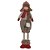 BONECO NATALINO MENINO EM PE MARROM VERMELHO 45cm - Imagem 1