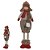 BONECO NATALINO MENINO EM PE MARROM VERMELHO 45cm - Imagem 2