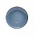 PRATO RASO DE CERAMICA MARINE AZUL 25CM WOLFF - Imagem 1
