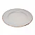 PRATO RASO DE CERAMICA LINEAR CINZA 27CM LYOR - Imagem 2