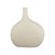 VASO DE LINHAS ORGANICAS OFF WHITE 24CM - Imagem 1