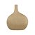VASO DE LINHAS ORGANICAS BEGE DECORATIVO 24CM - Imagem 1