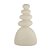 Escultura Decorativa Pedra Empilhada Cappuccino 27,5cm - Imagem 1