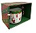 Kit Presente Natal Caneca e Colher Papai Noel Borda Dourada - Imagem 1