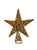 Ponteira Decorativa Estrela Dourada p/ Arvore de Natal 24cm - Imagem 2