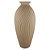 VASO GARRAFA ONDULADA MARROM RUSTICO 40cm - Imagem 1