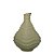 VASO GARRAFA ONDULADA VERDE OXIDO 31cm - Imagem 1