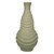 VASO GARRAFA ONDULADA VERDE OXIDO 39cm - Imagem 1