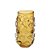 VASO DECORATIVO EM VIDRO NA COR AMBAR 26CM - Imagem 1