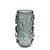 VASO DECORATIVO EM VIDRO NA COR FUME 26CM - Imagem 1