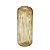 VASO DECORATIVO EM VIDRO DOURADO E TRANSPARENTE 37,5CM - Imagem 1