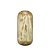 VASO DECORATIVO EM VIDRO DOURADO E TRANSPARENTE 28,5CM - Imagem 1