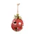 ENFEITE PENDENTE GUIZO C/LACO VRM/OUR 9,5cm - Imagem 3