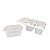 KIT 3 POTES SUSPENSOS 900ML DESLIZANTES OIKOS BRANCO - Imagem 3