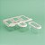KIT 3 POTES SUSPENSOS 900ML DESLIZANTES OIKOS BRANCO - Imagem 6