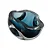 VASO DECORATIVO DE VIDRO AZUL ESTILO MURANO 12CM - Imagem 1