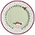 KIT 6 PRATO SOBREMESA LUDIC PAPAI NOEL ALLEANZA - Imagem 1