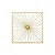 ADORNO DE PAREDE EM METAL DOURADO MART 65CM - Imagem 1