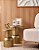 MESA DECORATIVA EM METAL DOURADO MART 44CM - Imagem 2