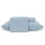 LENCOL TOQUE DE SEDA LISO JG QUEEN 4PC AZUL JOLITEX - Imagem 1