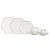 Jg de jantar Camélia Porcelana 42 pçs Filetado Lhermitage - Imagem 1