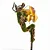 GALHO DECORATIVO RUSTICO COM COGUMELOS 56 CM - Imagem 2