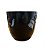 VASO RICO PRETO MARMORE VIETNAMITA DECORATIVO 20X22CM - Imagem 3