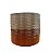 VASO DIDI MATT BROWN CERAMICA DECORATIVO ESTILO LATA - Imagem 1