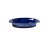 CONJUNTO DE TRAVESSA DE CERAMICA AZUL OVAL 2PCS MEDIDAS - Imagem 2