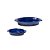 CONJUNTO DE TRAVESSA DE CERAMICA AZUL OVAL 2PCS MEDIDAS - Imagem 1