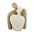 ESCULTURA CASAL DECOR EM CERAMICA 2PÇS COLOR - Imagem 1